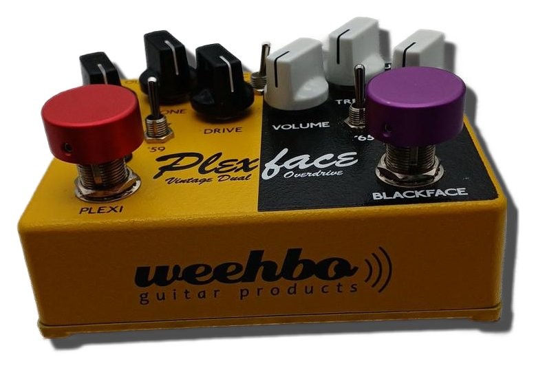 WEEHBO EFFEKTE PLEXFACE Overdrive Effects Pedal Tested & Works 6666