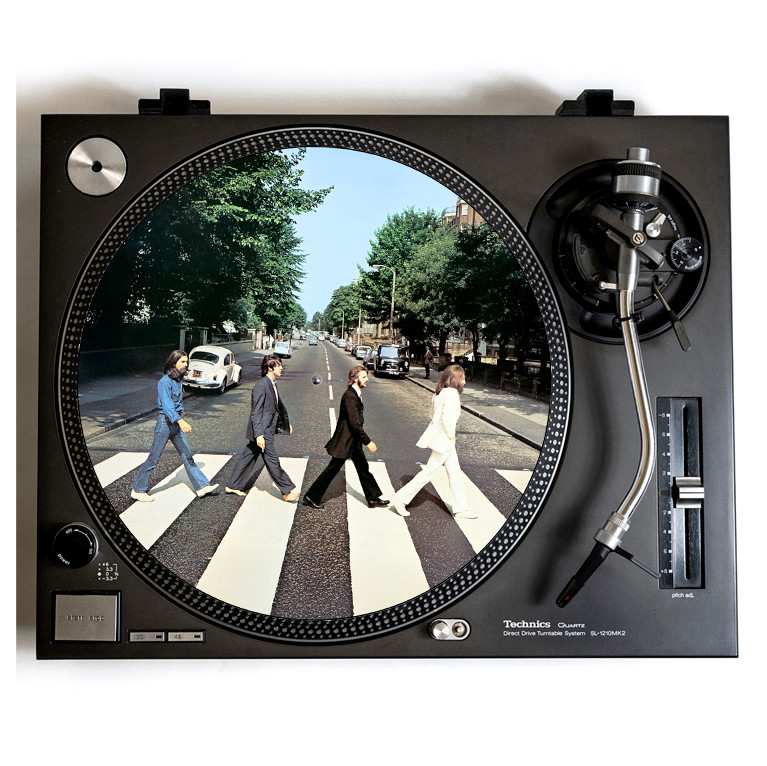 THE BEATLES Turntable Slipmat for Vinyl Records 12″ DJ Slip Mat rock pop vinyls