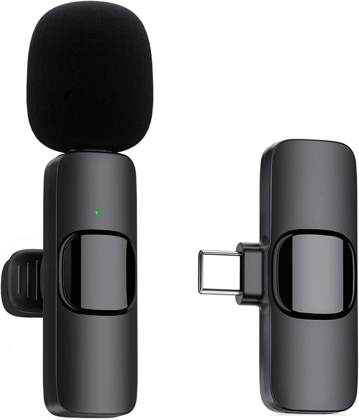 Lavalier Microphone Wireless Audio Video Recording Mini Mic For Android / iPhone