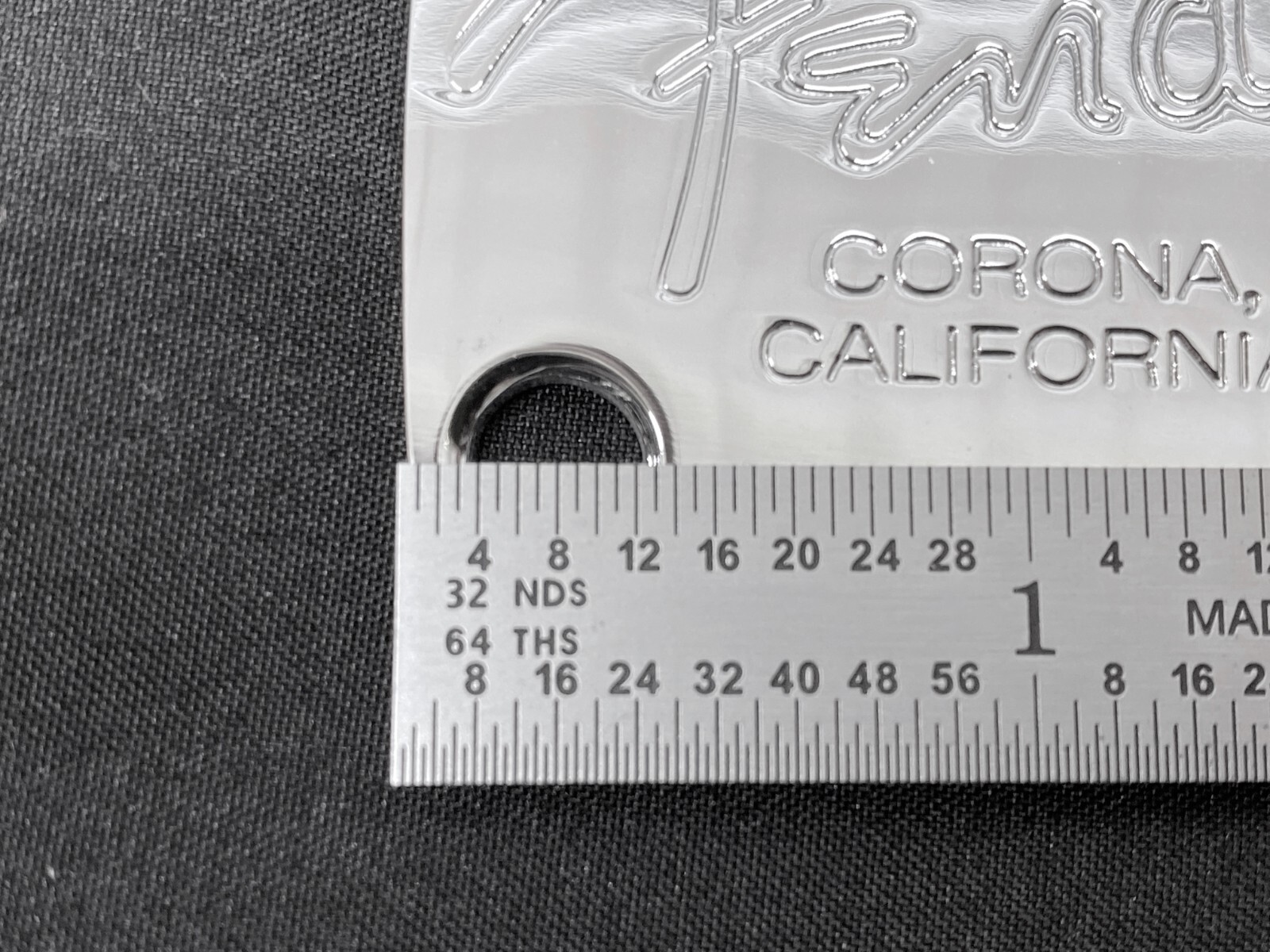 Genuine Fender BASS 5-BOLT CONTOURED NECK PLATE American Deluxe P J PJ