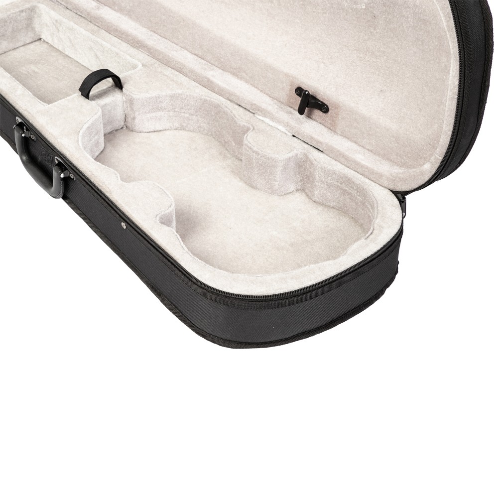 NEW 4/4 Acoustic Violin Case Bow Rosin, Spruce Panel, Maple Redwood, White