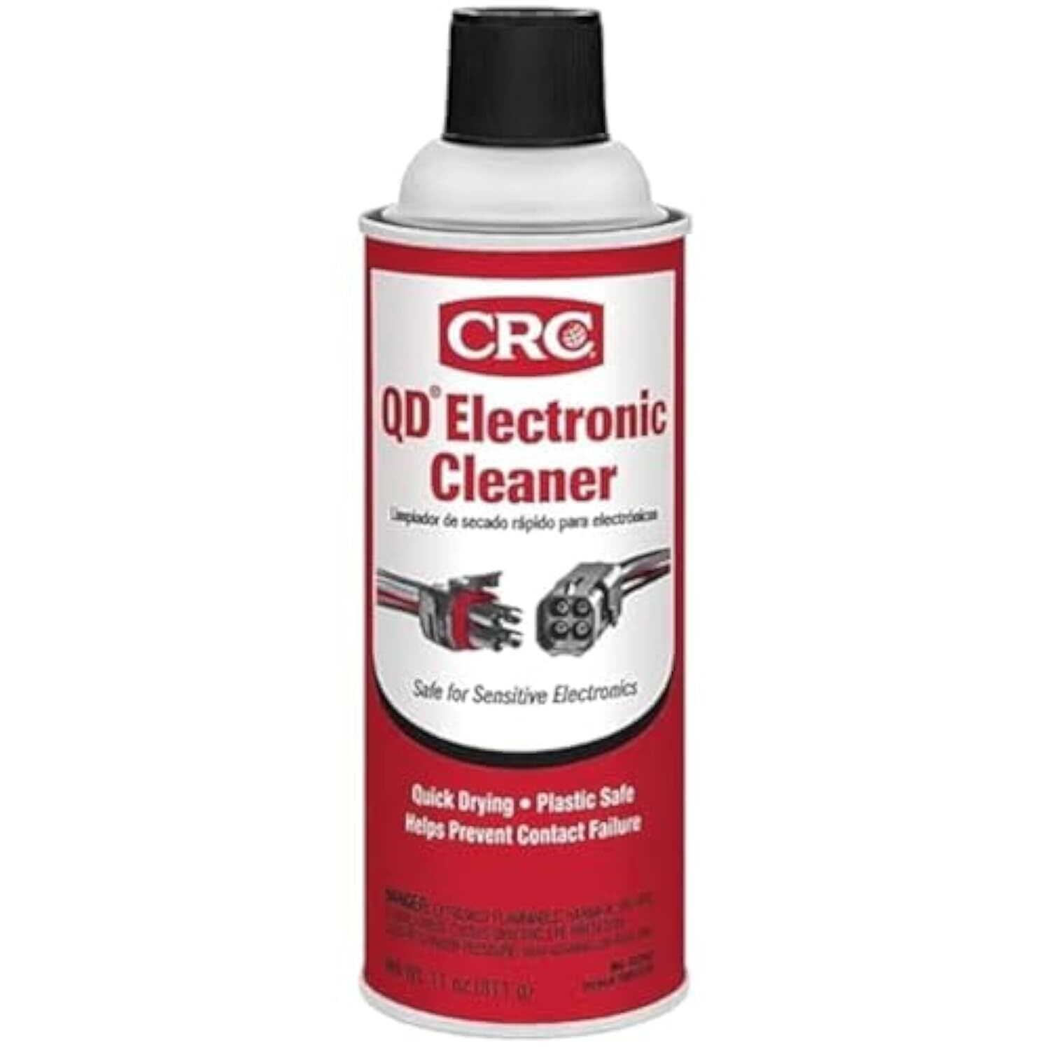 CRC 05103 QD Electronic Cleaner, Quick Drying, Plastic Safe, 11 Wt. Oz.