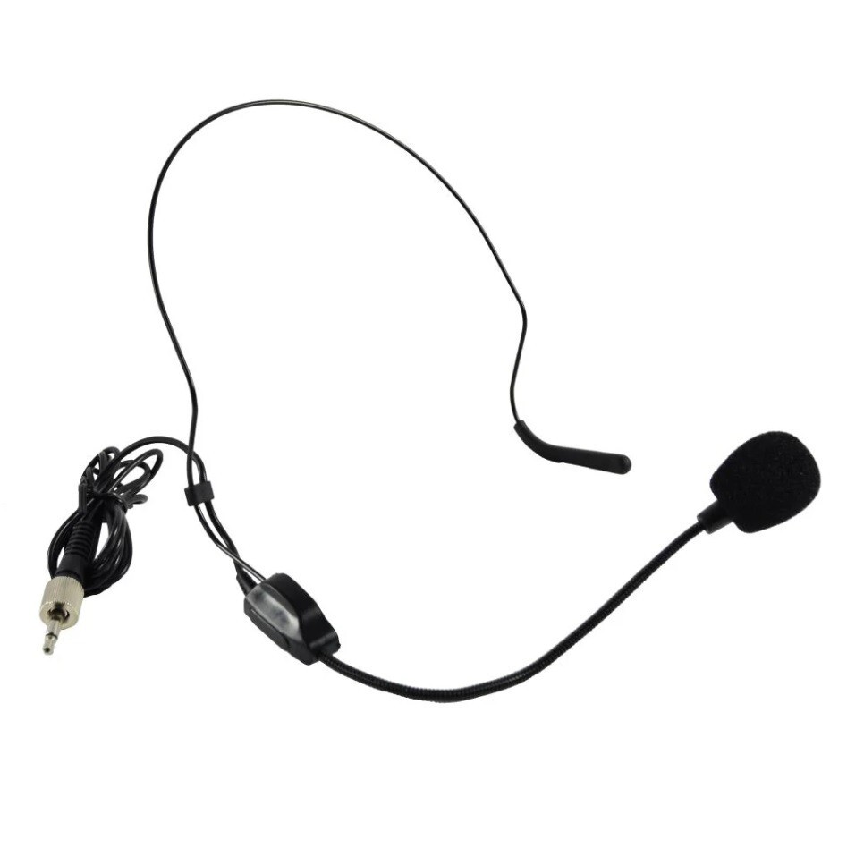 3.5mm Plug Screw Collar Wired Headset Headworn Microphone AWM6032U Series NEW