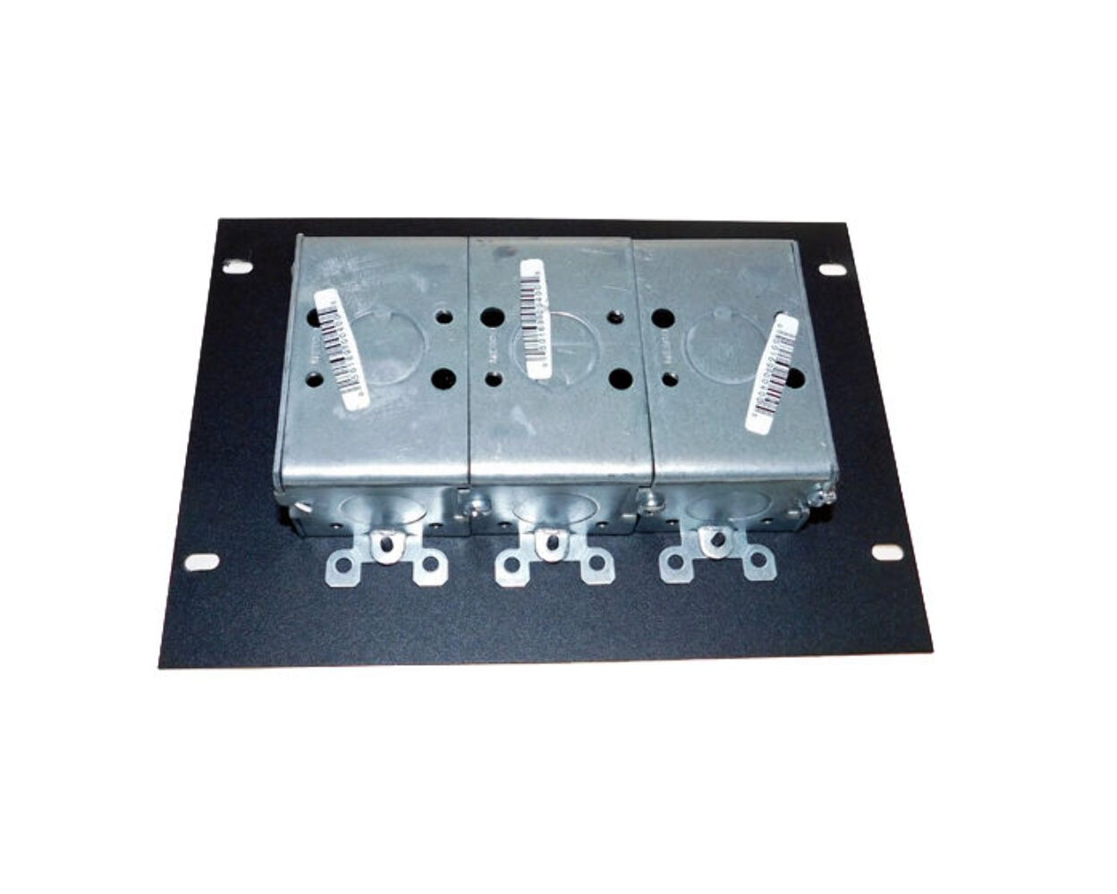PROCRAFT FPPL-3DUP-BK – Recessed Stage Pocket / Floor Box loaded w/ 3 AC Duplex