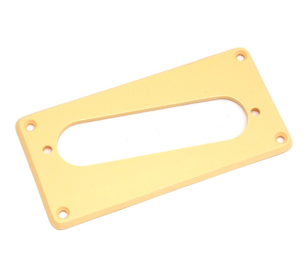 (1) Cream Guitar Humbucker to Single Coil Conversion Adapter Plate PC-6643-028