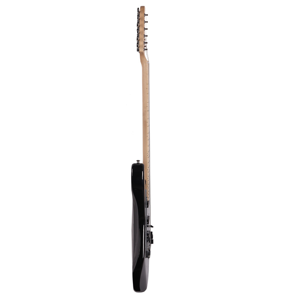 GST Stylish 6 String Electric Guitar Kit with Pickguard Black