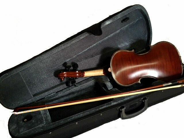 NEW 4/4 FULL SIZE VINTAGE DARK FLAMED CONCERT VIOLIN/FIDDLE-GERMAN