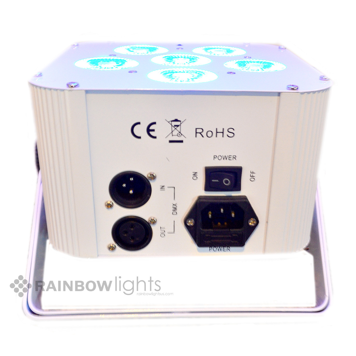 LED 6x18W RGBWA+UV Battery Powered WIRELESS DMX Par Can DJ Uplighting Up Light