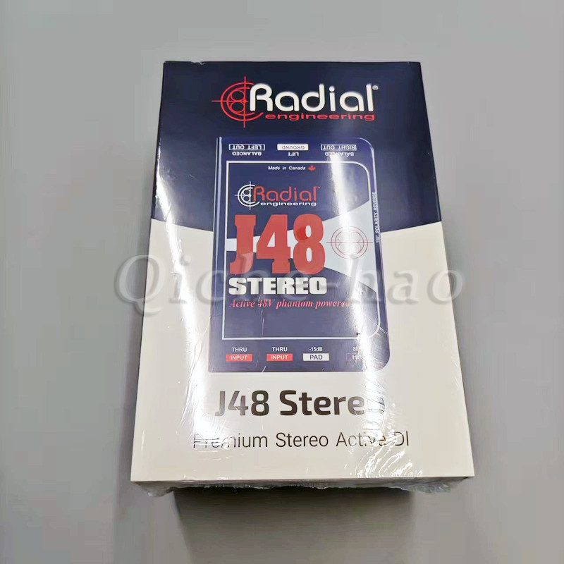 1Set Radial Engineering J48 Active 48V Phantom Powered Direct Box US