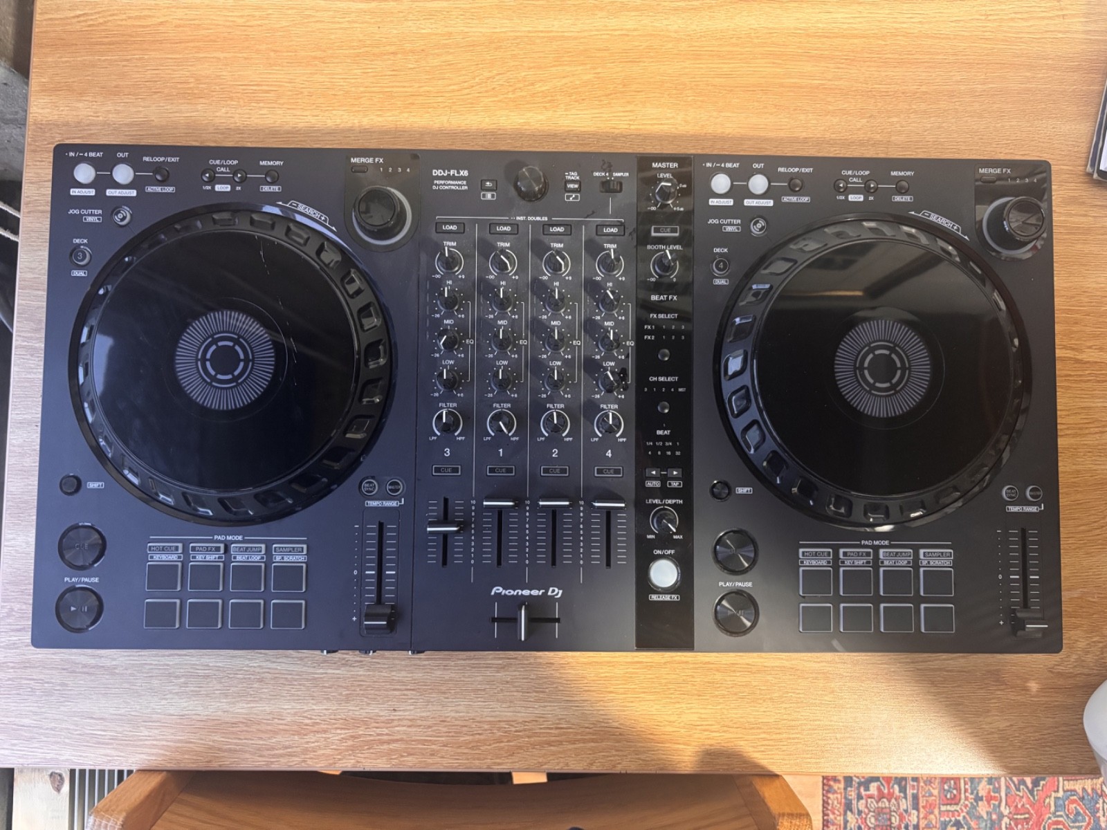 Pioneer DDJ-FLX6 Double Deck Controller – Black Used