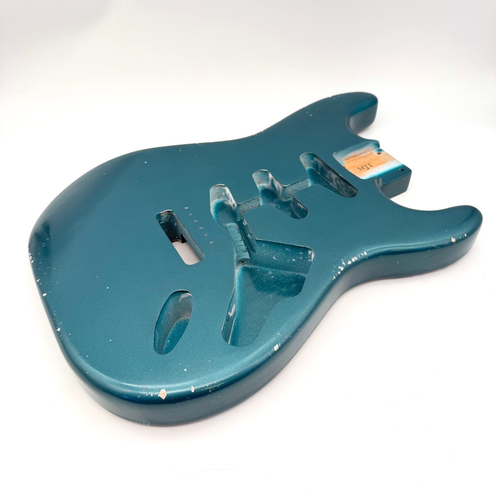 MJT Stratocaster Body Alder Relic Nitro Sherwood Green mjt6666