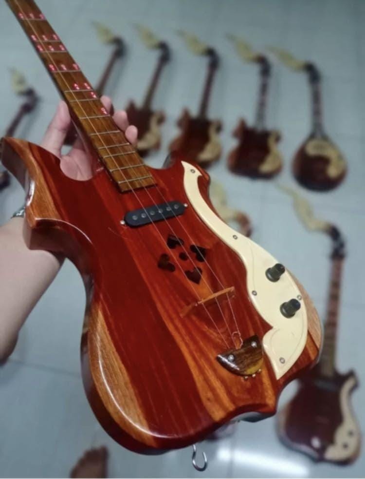 🎸 Electric Acoustic Thai Phin 2-in-1 – High-Quality Handcrafted Instrument! 🎶