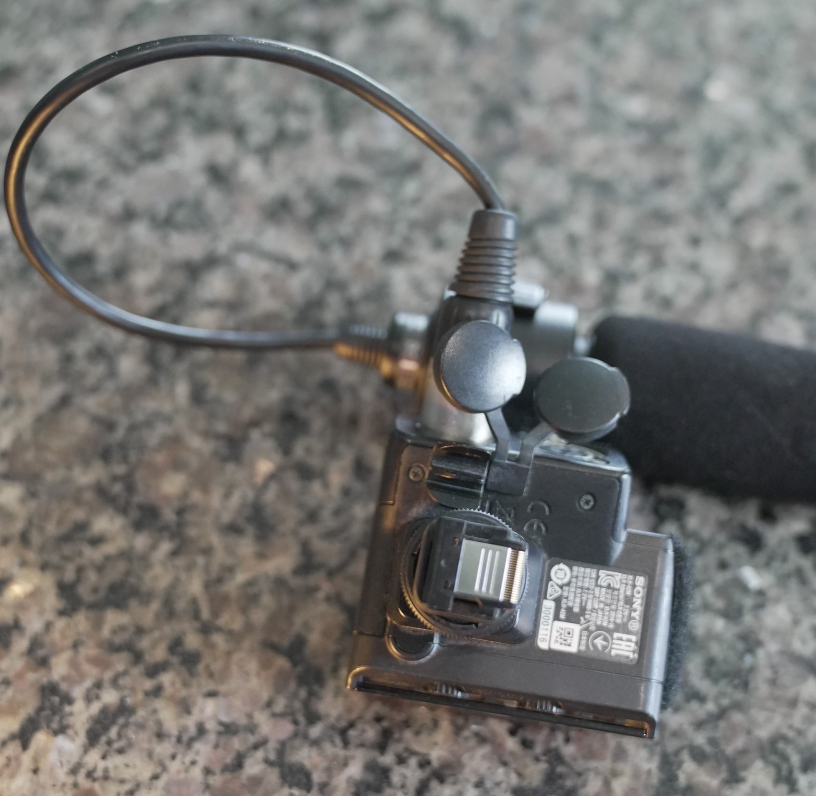 Sony XLR-A2M XLR Audio Adapter + Sony ECM-XM1 Shotgun Microphone