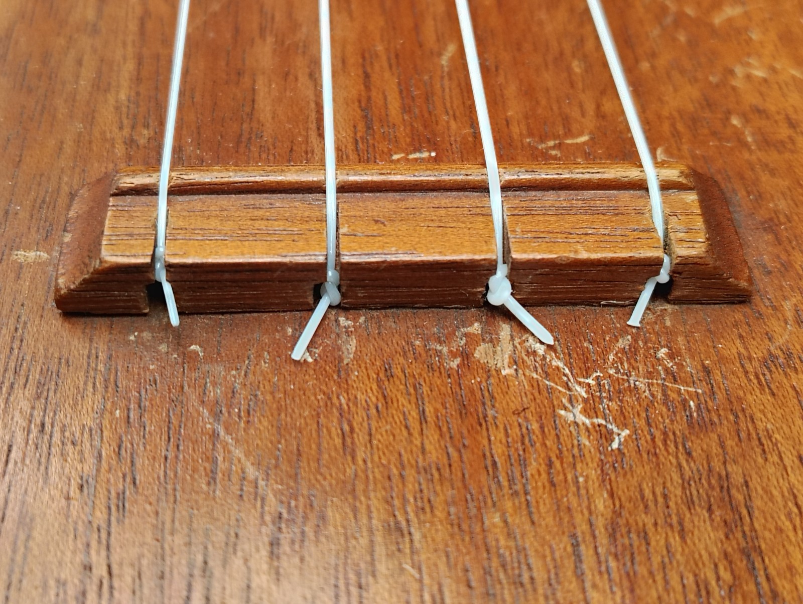 Solid mahogany standard soprano ukulele Japan- or Korea-made 1950s, unbranded
