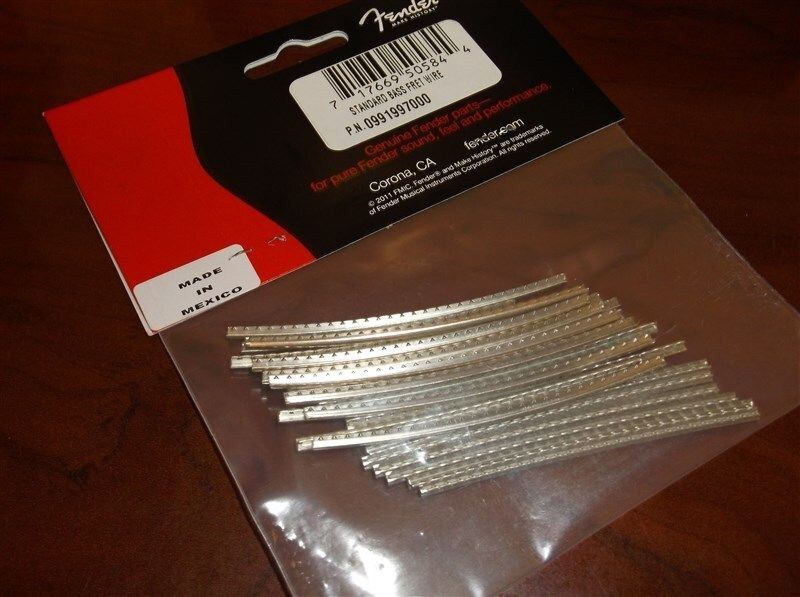 NEW Fender Medium Jumbo Standard Bass Fret Wire (24), 9.5″ Radius, 099-1997-000