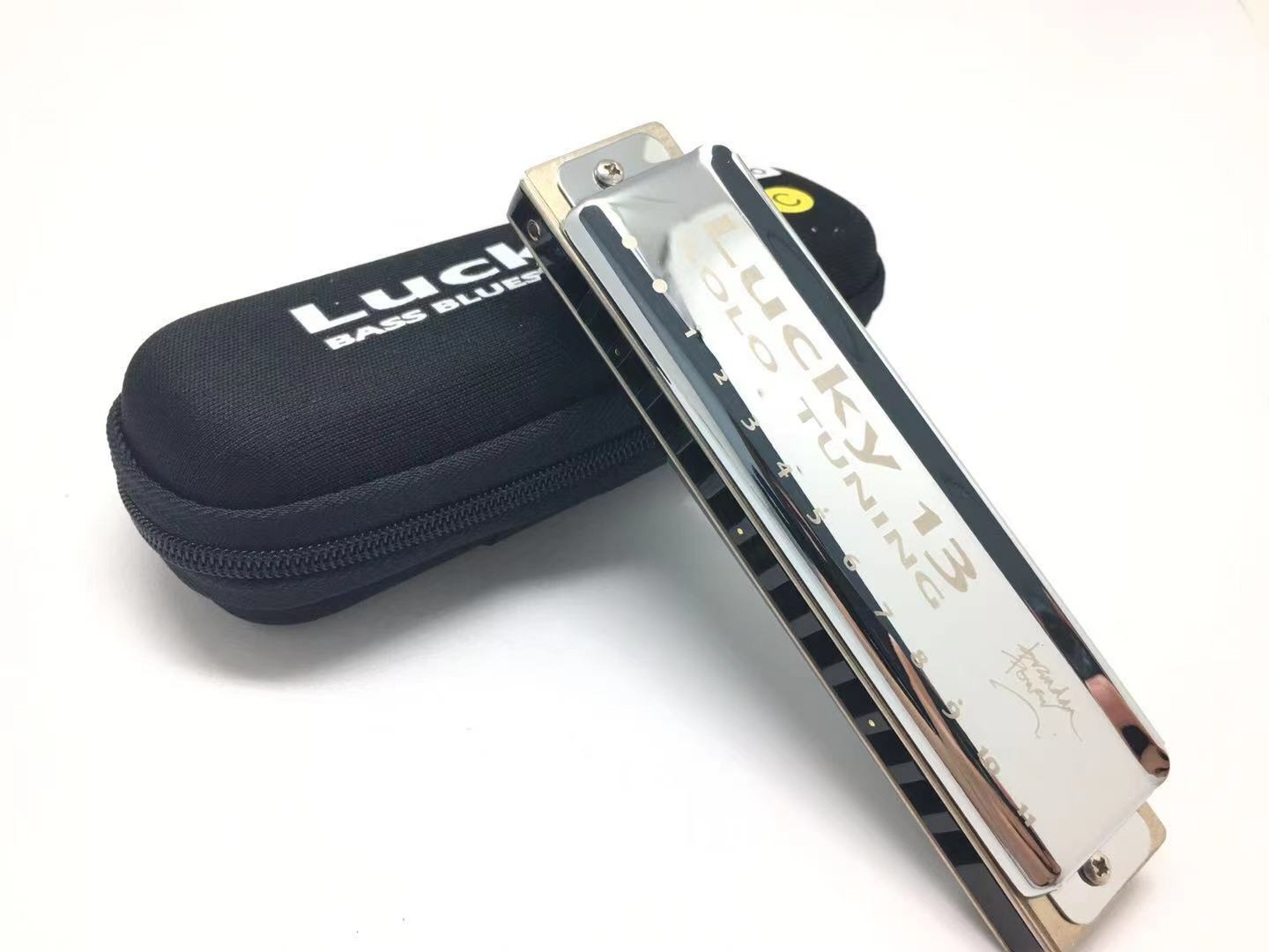 Gift EASTTOP Lucky 13 Bass Plus Blues Harmonica 13 Hole Diatonic Harp Harmonica