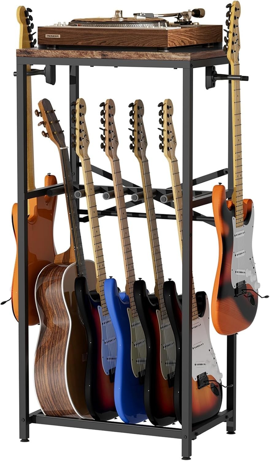 Guitar Stand for Multiple Guitars, Guitar Rack for Acoustic Guitar, Electric Gui