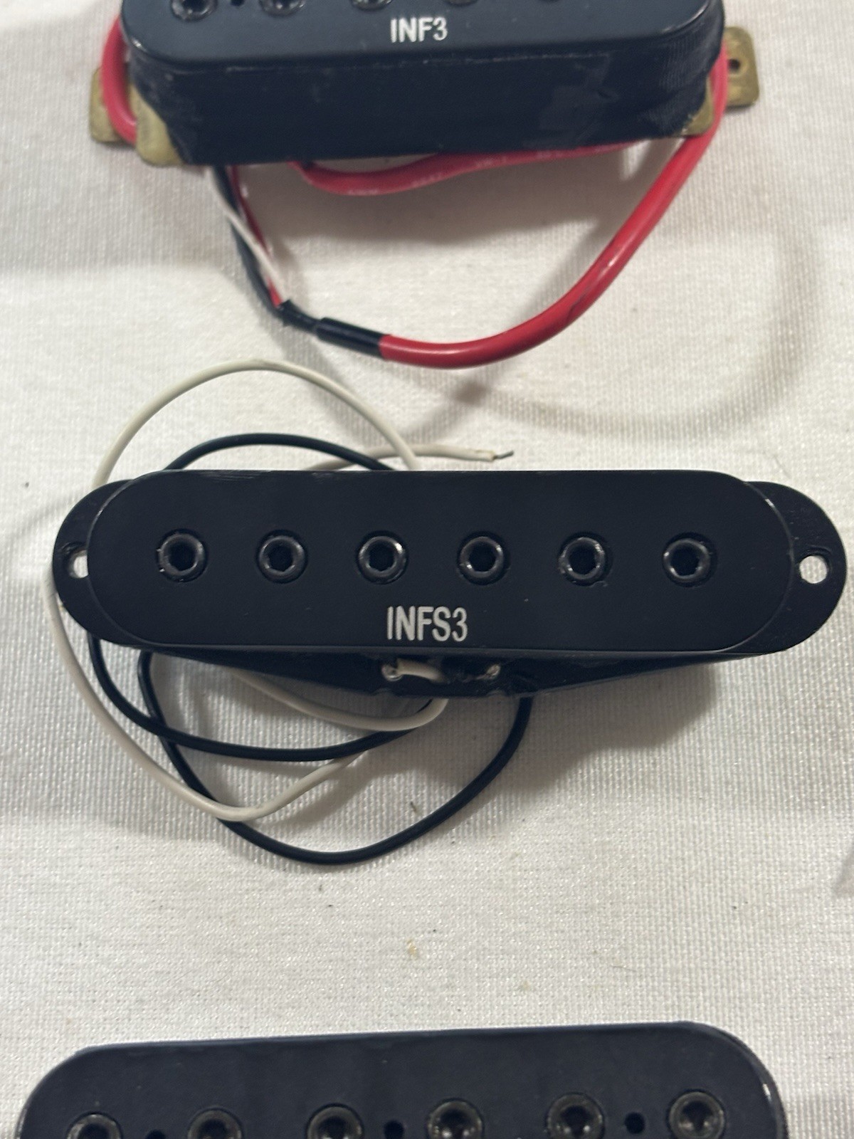 2007 Ibanez Infinity INF3 INFS3 INF4 Neck Middle Bridge HSH Pickups w/ HW