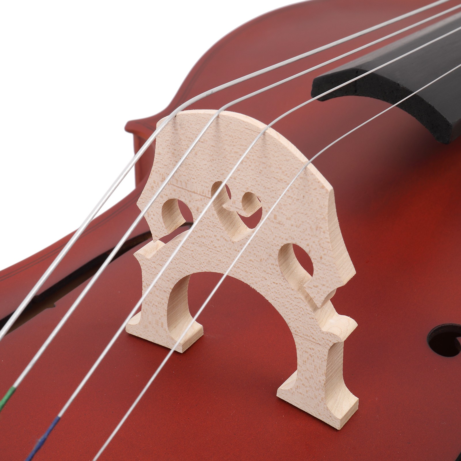 New 4/4 Professional Matt Wood Color Cello +Bag+Bow+Rosin+Bridge for Beginner