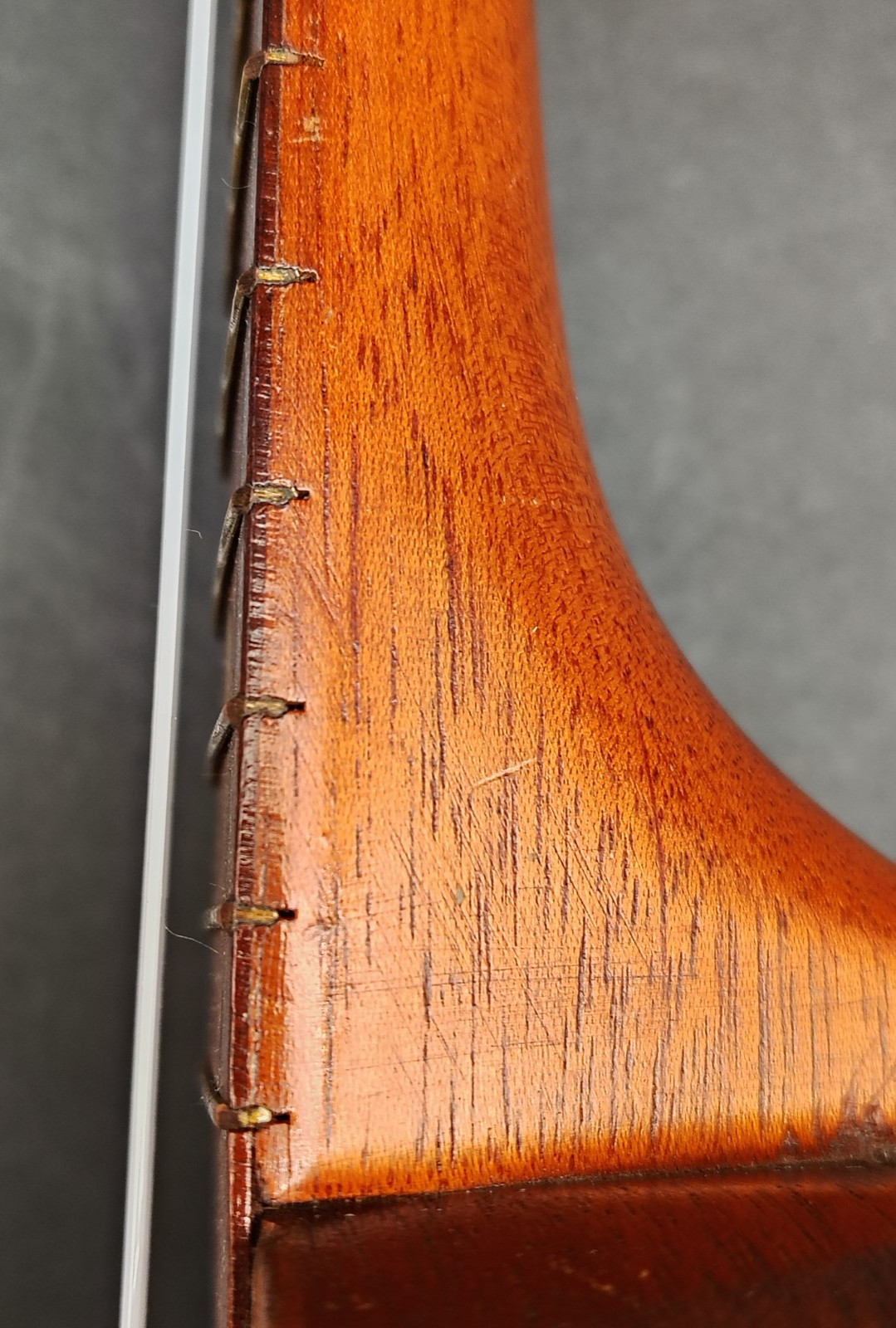 Solid mahogany standard soprano ukulele Japan- or Korea-made 1950s, unbranded