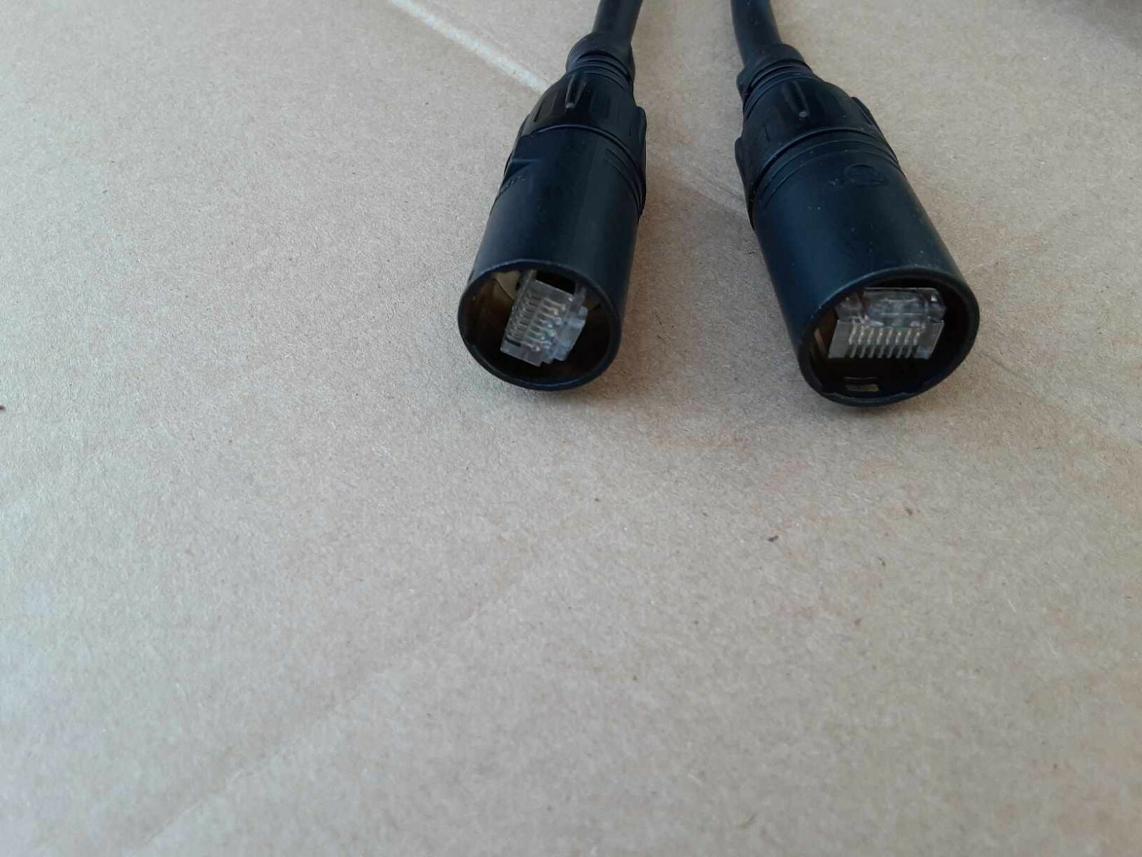 50 FT PRO CAT5e Tactical Shielded w/Neutrik Ethercon Digital Audio Cable RJ45