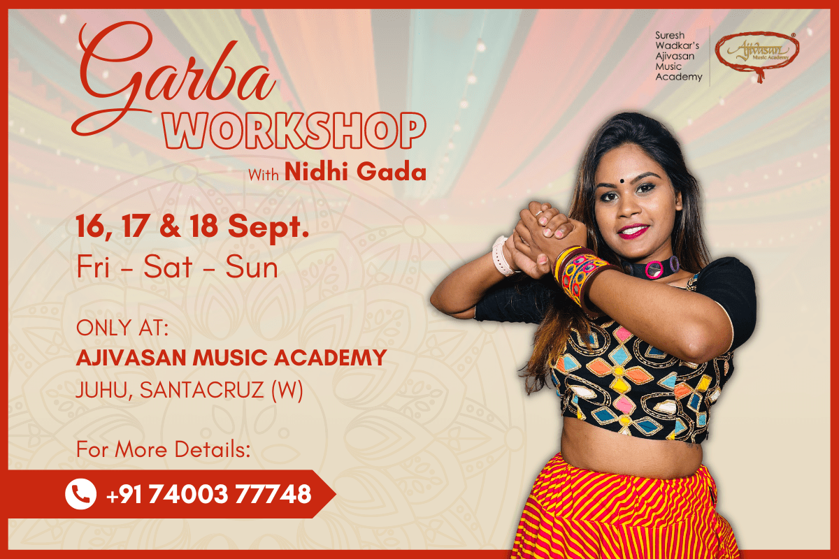 garba workshop Ajivasan Music and Dance Academy