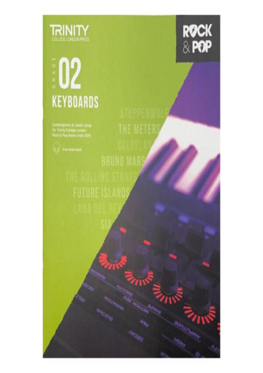 Trinity College Rock & Pop Exams, Keyboards – Grade 2