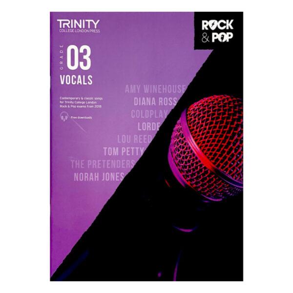 Trinity College Rock & Pop Exams, Vocals - Grade 3