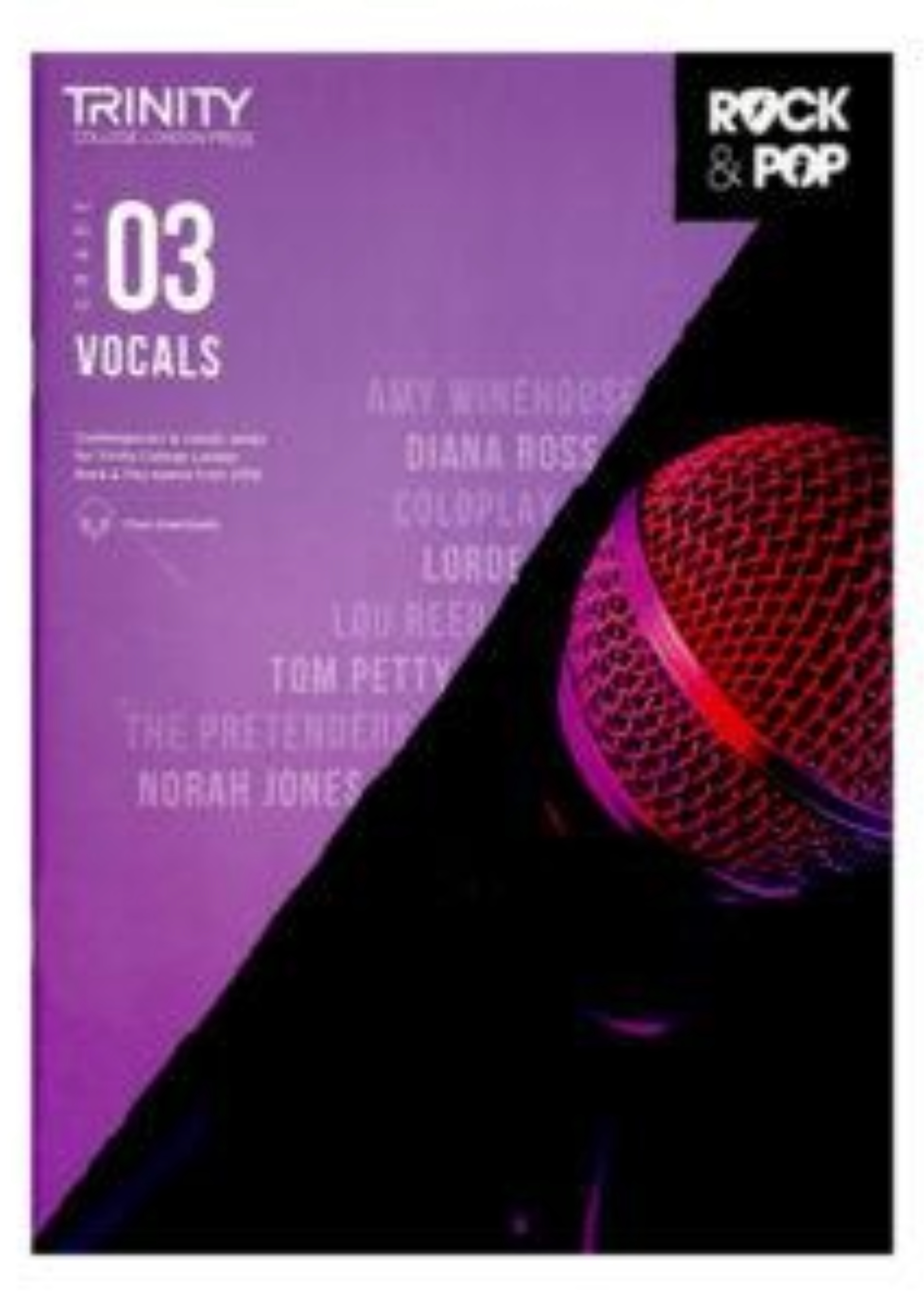 Trinity College Rock & Pop Exams, Vocals – Grade 3