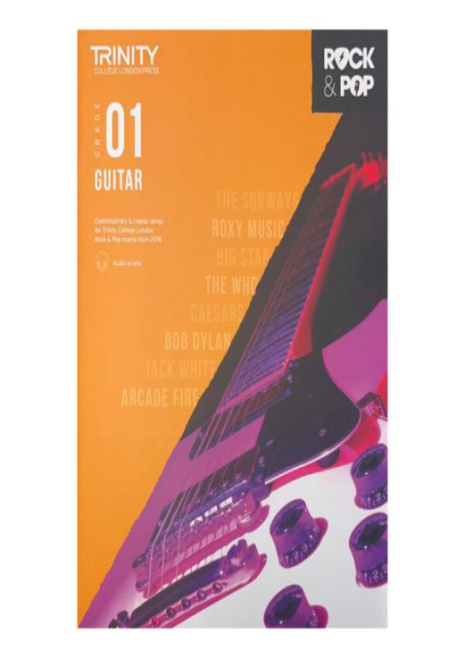 Trinity College Rock & Pop Exams, Guitar – Grade 1