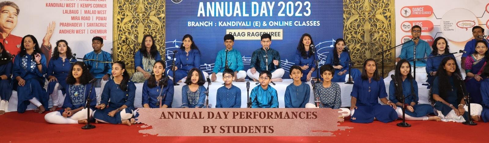 ANNUAL DAY PERFORMANCES BY STUDENTS min Ajivasan Music and Dance Academy