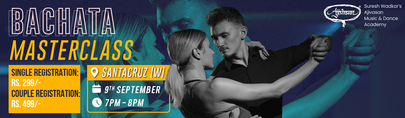 Bachata Masterclass Event Banner 1600x470 2 Ajivasan Music and Dance Academy