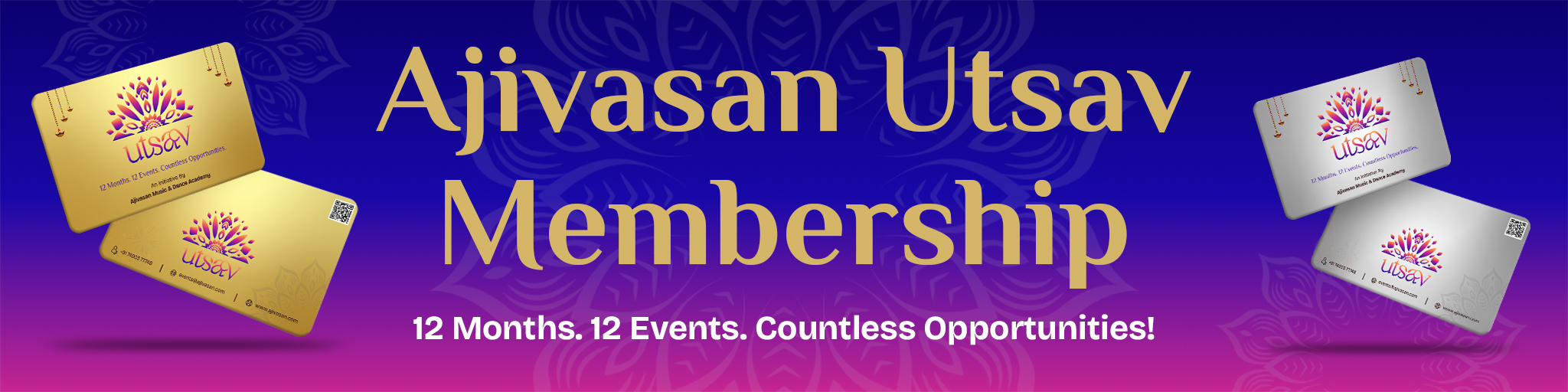 Utsav Membership Website Banner 2048x512 1 Ajivasan Music and Dance Academy